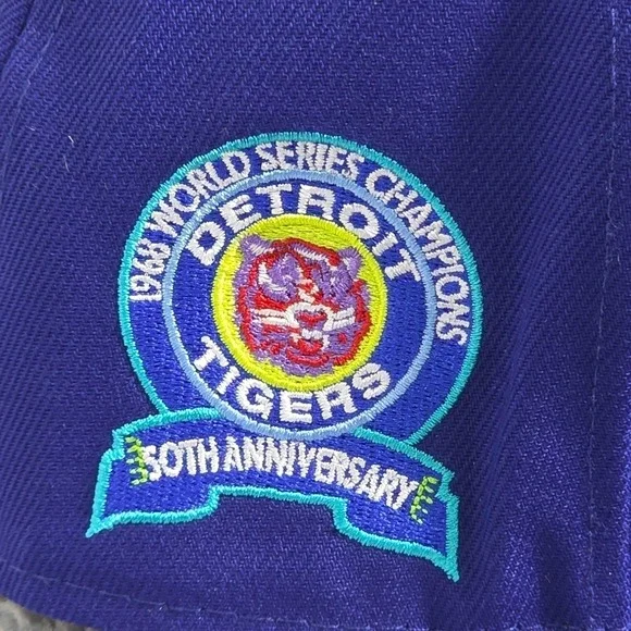 New Era 59FIFTY Detroit Tigers 1968 World Series Size 7 3/4 Fitted Hat Cap NWT - Picture 5 of 12